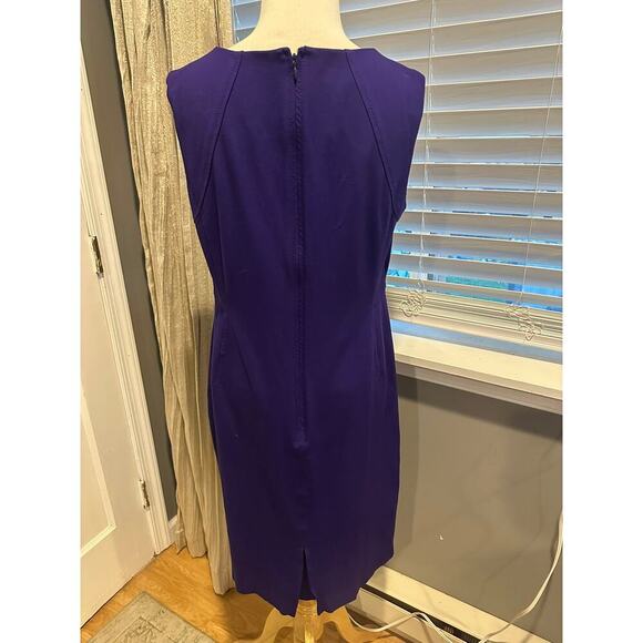 size 8 Talbot sleeveless blueish purple dress - Picture 3 of 4